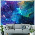 thumbnail image 4 of Shiartex  Galaxy Tapestry for Bedroom Aesthetic Space Blue Night Starry Sky Stars Universe Tapestry Mysterious Nebula Wall Hanging Backdrop Room Decor for Bedroom Living Room 40x30inch, 4 of 6