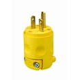 thumbnail image 1 of Leviton 620PV 20 Amp, 250 Volt, Plug, Grounding, Yellow, 1 of 3