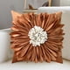 thumbnail image 5 of Flower Pillow Cover Sunsunflower Flower Light Sand Hair Office Pillow Cover, 5 of 6