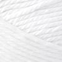 (2 pack) Mainstays 100% Cotton Yarn - Arctic White - 3.5oz 180yds - 4 Medium Weight