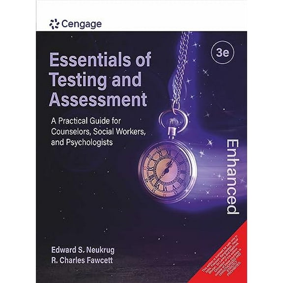 Pre-Owned ESSENTIALS OF TESTING AND ASSESSMENT: A PRACTICAL GUIDE FOR COUNSELORS, SOCIAL WORKERS, AND PSYCHOLOGISTS, ENHANCED, 3RD EDITION, 9789355739018, 935573901X, Paperback,