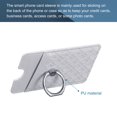 thumbnail image 3 of Adhesivo Teléfono Tarjetero con Soporte PU Teléfono Cartera Dos Vías Ajustable para Inteligente Teléfonos o Estuches Gris, 3 of 6
