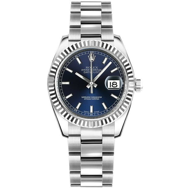 Rolex - Rolex Lady-Datejust 31 Blue Dial Women's Watch - Walmart.com - Walmart.com