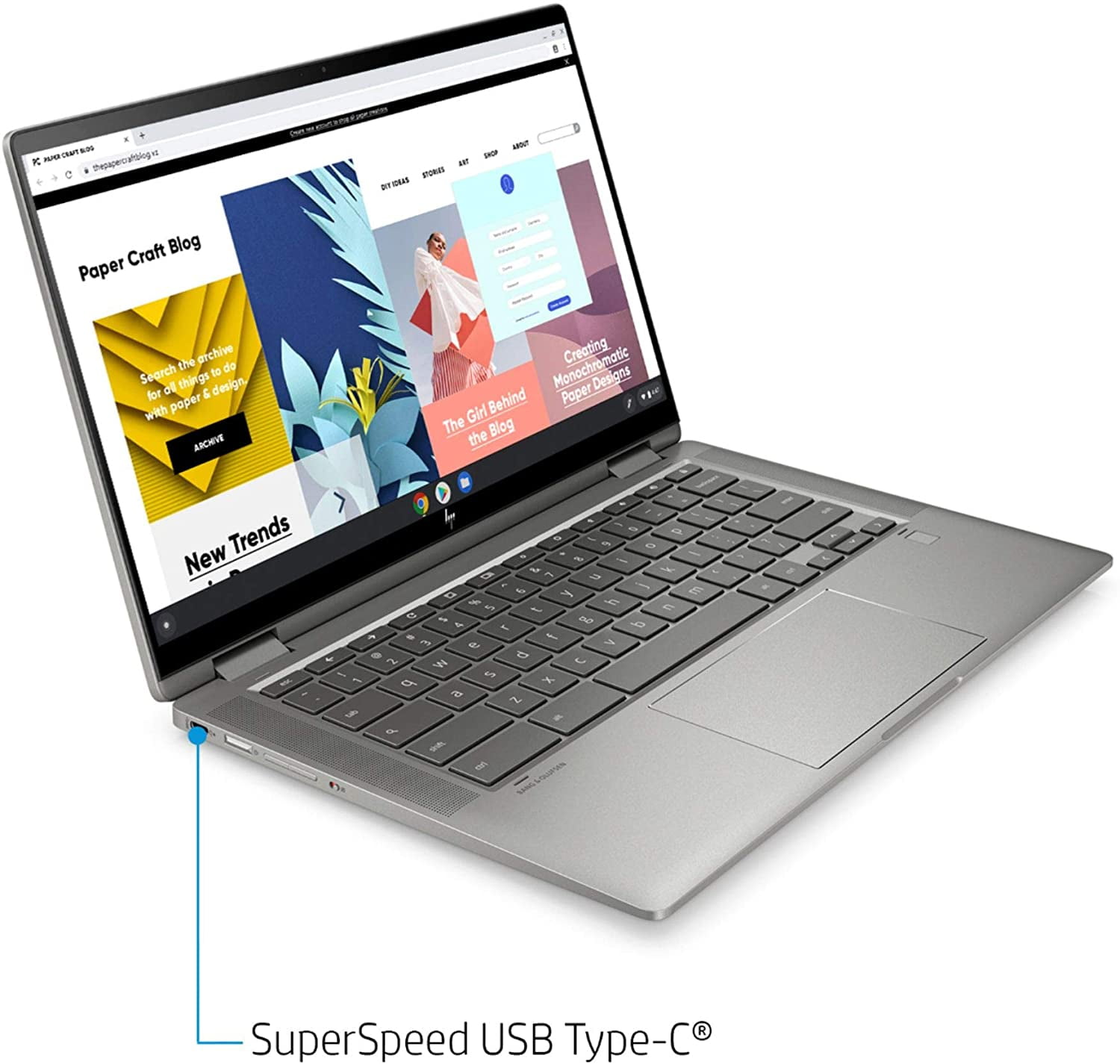 HP Chromebook x360 14c-ca0053dx - Flip design - Core i3 10110U / 2.1 GHz -  Chrome OS - 8 GB RAM - Walmart.com