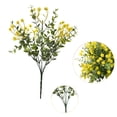 thumbnail image 2 of Meiiso Artificial Decorative Flower B (Decorative Flower, Fake Flower), 1 Bundles Artificial Flowers, Cemetery Flower Plastic Memorial Bouquet for Hanging Window Box Home Table Centerpieces Decor, 2 of 9