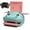 Hippo, variant on Highland Cow Desk Organizer, 3x3in All-in-One Pen Holder with Sticky Note Dispenser for Office Students