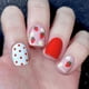 thumbnail image 2 of Square Fake Nail Press On Nail Artificial Nail Strawberry False Nail Glues On Nail Designs French Nail Tips 24pcs 12Size, 2 of 4