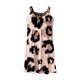 thumbnail image 4 of ICHUANYI Clearance Women Plus Size Casual Printed Round-Neck Short Sleeve Loose Knee-Length Dress(Black, L) ICHUANYI WER2023081204364, 4 of 4