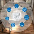 thumbnail image 3 of 2X Interruptor Zigbee Inteligente Tuya con Sensor de Temperatura, Relé Zigbee de Contacto Seco Pasivo, Funciona con Home Assistant, CC 7-32 V, 3 of 5