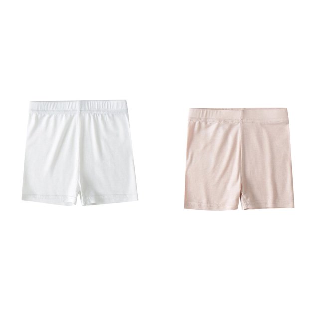 (2-Pack) Rinsvye Kids Girls Dance Shorts forever21 Clothes for Girls Solid Color Breathable Bike Opened Panties Shorts