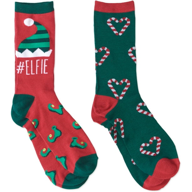 WAY TO CELEBRATE! Christmas Socks 2 Pack