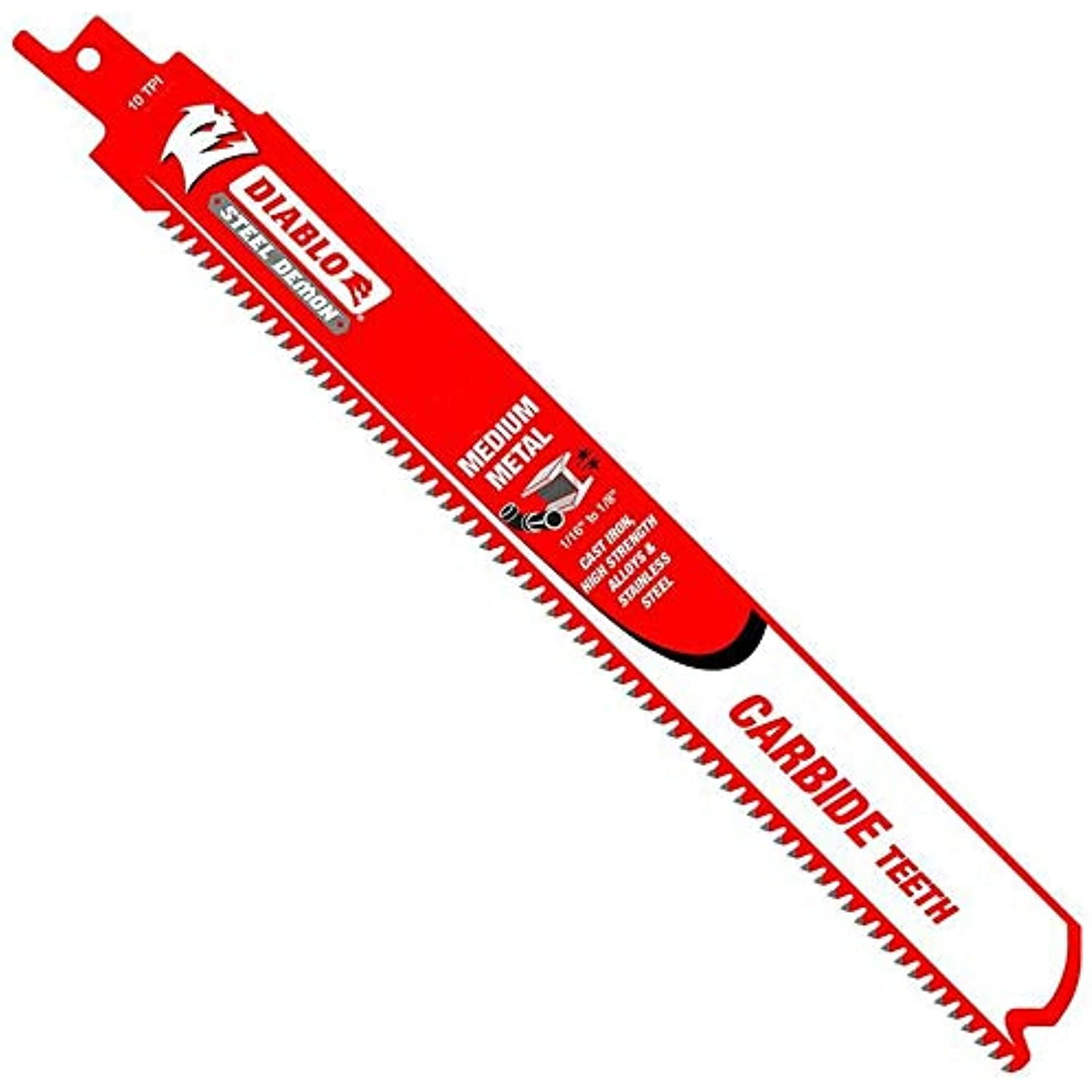 Diablo Steel Demon 12 in. Carbide Reciprocating Saw Blade 10 TPI 1 each