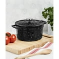thumbnail image 1 of Martha Stewart Collection Fonte Émaillée Mouchetée 4 Pintes Fours Hollandais, Noir, 1 of 1