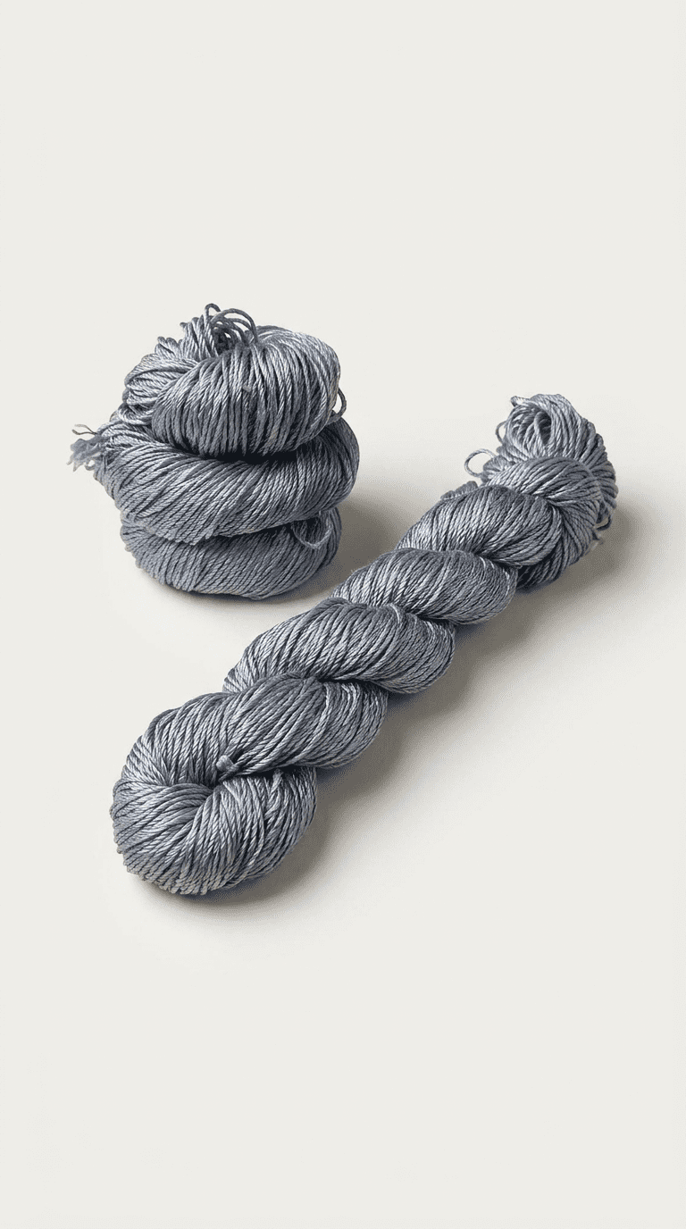 Knitsilk 3 Ply 100% Mulberry Silk Lace Weight Yarn, 5 Pack