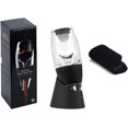 thumbnail image 1 of Removedor de aireador de vino con base para vino tinto, para hombres y mujeres, negro (FSD01), 1 of 5