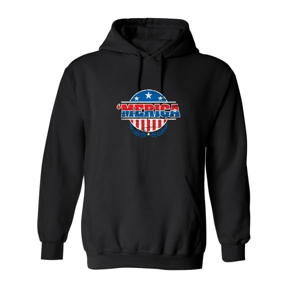 Merica Sarcastic Novelty Gift Idea Adult Humor Funny Men's Hoodies