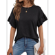 thumbnail image 1 of Tops de Corta para Mujer, Negros, Talla XXL, 1 of 9