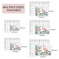 thumbnail image 6 of Pink Flamingo Outdoor Rug 4x6 Ft, Non Slip Washable Area Rug, Watercolor Summer Botanical Floral Patio Rugs Carpet Runner, Large Floor Mat for Indoor/Outdoor Deck Porch Camping, 6 of 8