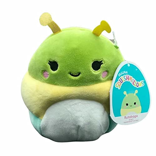 Squishmallows Official Kellytoy 5 Inch Soft Plush Squishy Toy Animals (Rutabega Caterpillar 
