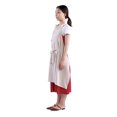 thumbnail image 4 of Delantal de algodón unisex con un bolsillo, verano para cocina, limpieza de la casa, 1 unidad (Beige), 4 of 8