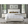 thumbnail image 4 of Camaflexi Baja Platform Bed, Solid Wooden Bed Frame, King, Shabby White, 4 of 5