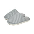 thumbnail image 4 of CHUMUD Women's House Slippers Plush Lined Winter Clogs - Cozy Striped Fleece Slippers with Durable Sole for Indoor Wear, 4 of 6