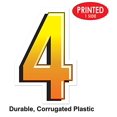 thumbnail image 3 of Beistle 53857-4 Plastic 4 Yard Sign - Pack of 3, 3 of 6