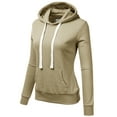 thumbnail image 2 of Doublju Women's Basic Lightweight Pullover Hoodie Sweatshirt with Plus Size, 2 of 5