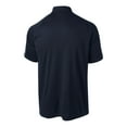 thumbnail image 6 of Mens PosiCharge Micro-Mesh Colorblock Polyester Polo True Navy/ White X-Small, 6 of 8