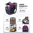 thumbnail image 7 of Lovevook Travel Backpack for Women,TSA Friendly Carry On Luggage Backpack Fit Up 17 inch Laptop,40L Waterproof Weekender Overnight Bag with 3 Packing Cubes, 7 of 7