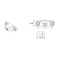 thumbnail image 3 of TecNiq LED License Plate Lamp Black Plastic Housing Truck Trailer RV Camper, 3 of 4