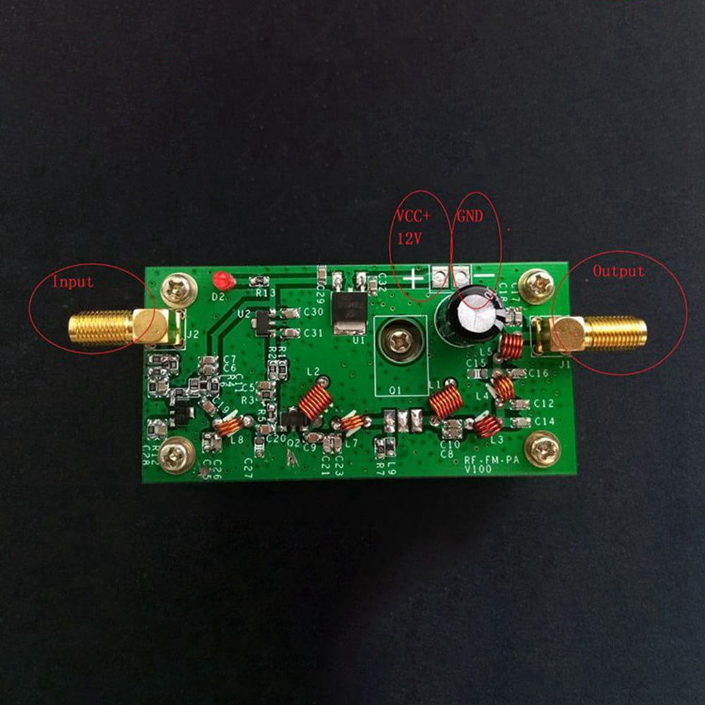 High Frequency Power Amplifier RF Power Amplifier 65110Mhz Input 1MW
