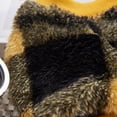 thumbnail image 7 of Yidarton Dog and cat clothes winter plaid double-sided fleece coat cute pet clothes autumn and winter sweater small and medium-sized dog clothes Brick Red, 7 of 7
