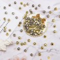 thumbnail image 5 of 100 cascabeles Nol (50 Pices D'argent Et 50 Pices D'or, 1,2 Cm), Mtal Petites Clochettes Grelots Pour La Dcoration De Nol La Maison Du Festiv, 5 of 5