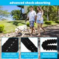 thumbnail image 4 of jenico Rope Dog Leash 6FT: Heavy Duty Leashes with Swivel Lockable Hook Reflective Threads Bungee and Padded Handle - Dog Lead for Large Small Medium Dogs Blue, 4 of 7