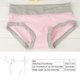thumbnail image 3 of Ropa interior de maternidad de algodón suave y transpirable, bragas de cintura baja para mujer (rosa L), 3 of 5
