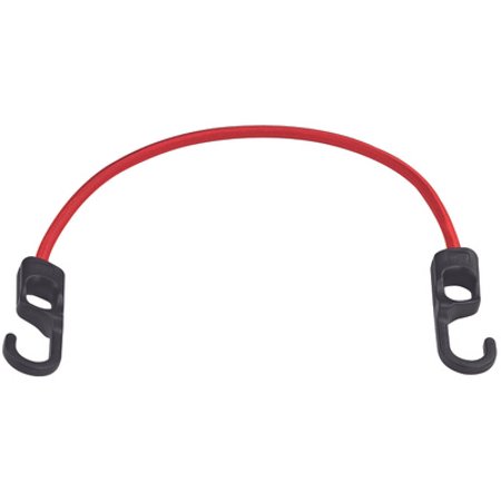 

ProSource FH4032 Braided Heavy Duty Stretch Cord 24 Inch 9mm Plastic Hook End Red 4 Pack (Case of 12)