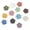 Random Mixed, variant on U8MO 5PCS Flower Shape 21mm 26mm Colorful Natural Lava Stone Loose Pelelith Beads-Random Mixed-21x8mm