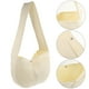 thumbnail image 2 of KAKOWELY 1 bolsa cruzada para mascotas, ideal para llevar perros y gatos, bandolera tipo bandolera (beige), 2 of 5