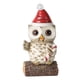 thumbnail image 5 of Estatua de búho de ojos grandes, adorno de búho, manualidades para amantes de los búhos, resina, cocina, chimenea, hogar dulce, 5 of 9