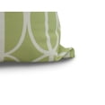 thumbnail image 2 of Simply Daisy, 18 x 18 inch, Ovals Go \'Round Geometric Print Pillow, Green, 2 of 2