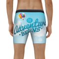 thumbnail image 2 of Men's Boxer Briefs, The Travel Adventure Begins Soft and Breathable Mens Underwear Boxer Briefs With Widen Waist, 2 of 5