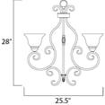 thumbnail image 2 of Five Light Chandelier     -Traditional Installation Maxim Lighting 12205Fioi, 2 of 2