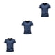thumbnail image 5 of Qarigey Tops masculinos africanos expresivos experiencia moda étnica moda africana hombres africanos traje tradicional camiseta ética azul Type1 NO1, 5 of 6