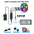 thumbnail image 5 of Nexillumi 50ft LED Strip Lights with IR Remote Ultra-Long LED Lights for Bedroom, Dorm, Room Decor App Control Music Sync LED Lights (50Ft APP+ Remote+ Mic Control+ 3-Button Switch), 5 of 7