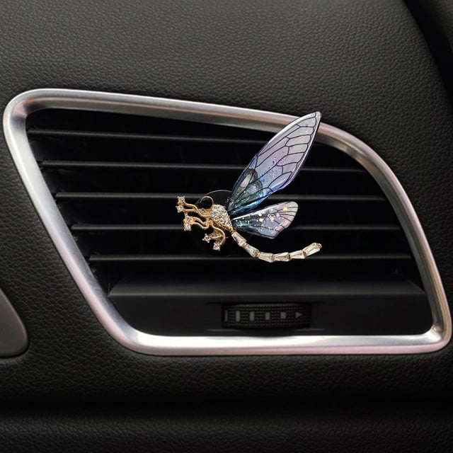 Oliegs Heated Blanket Butterfly Auto Perfume Clip Creative Perfume Car Diffuser Perfume Clip Conditioning Car Interior Accessories Chocolate