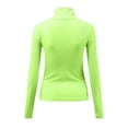 thumbnail image 5 of Going Out Tops for Women Y2K Shirt Cut Out Turtleneck Long Sleeve Sweater Blouses,Green,M, 5 of 7