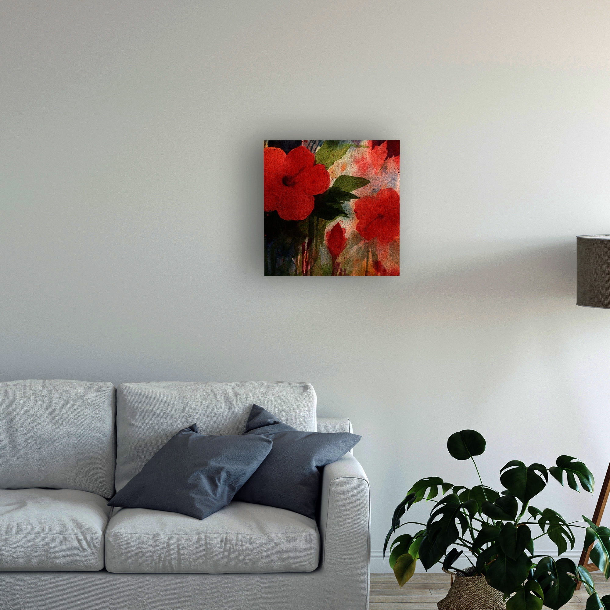 Trademark Art Floral Art Print, 16" x 16", by Rio