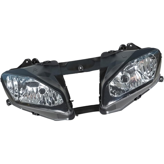 SHZAITOR Front Headlight Motorcycle Headlamp Replacement for Yamaha YZF R6 2008-2016