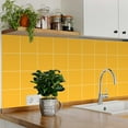 thumbnail image 2 of Mi Alma Solid Yellow Peel & Stick Vinyl Backsplash Tiles 5x5, 24 pcs, 2 of 10